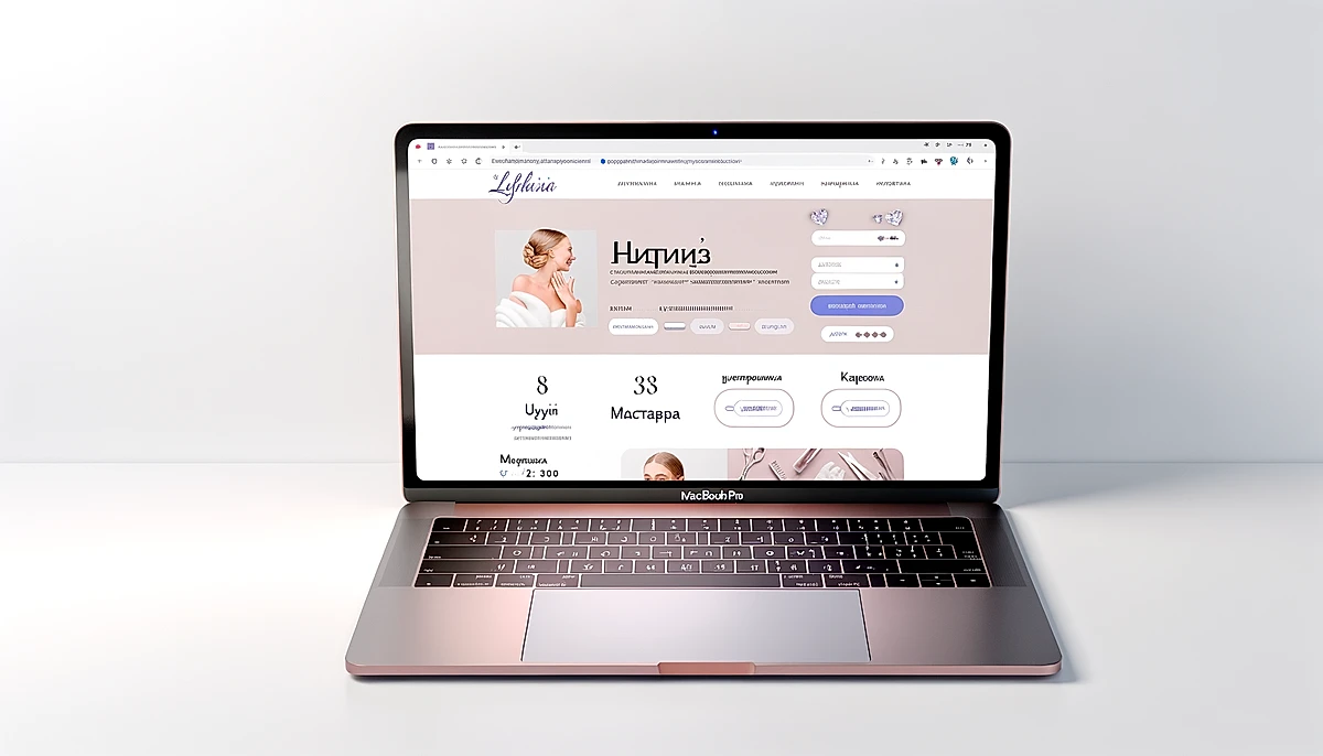 Сайт салона красоты Glamour